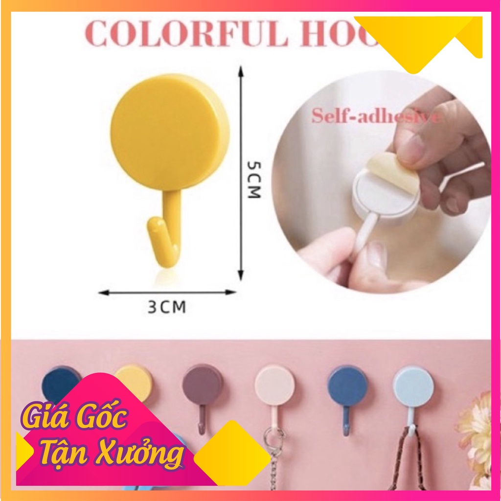 Móc dán tường đủ màu đa năng