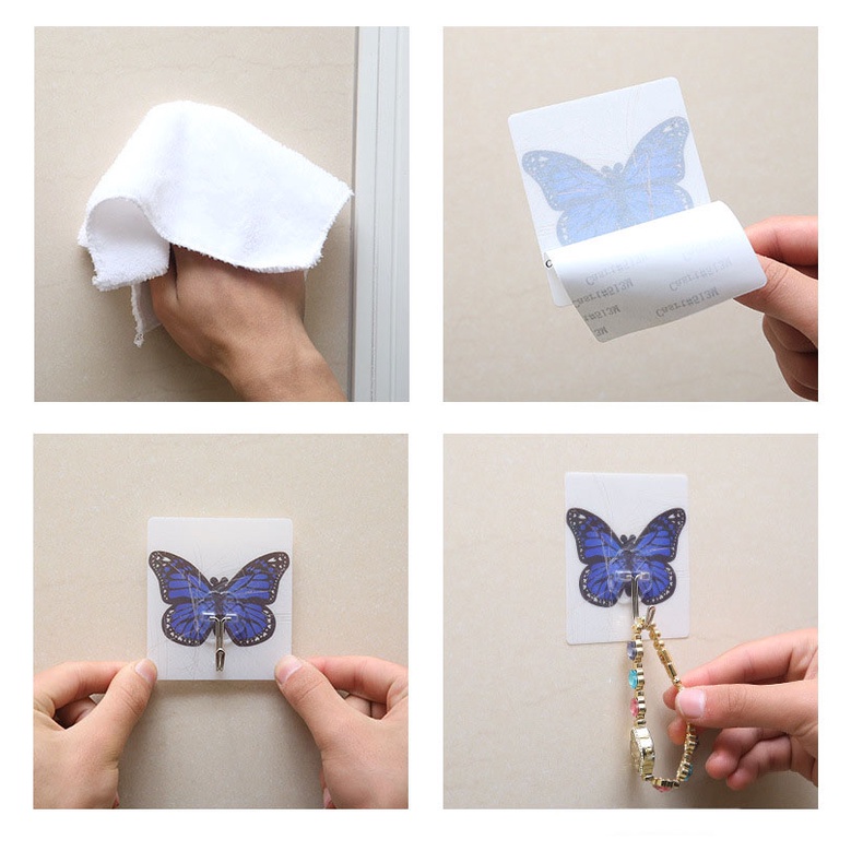 5 chiếc Móc Dán Tường Có Hình Treo Đồ Đa Năng Chịu Lực Tốt, Hình Ngẫu Nhiên M02