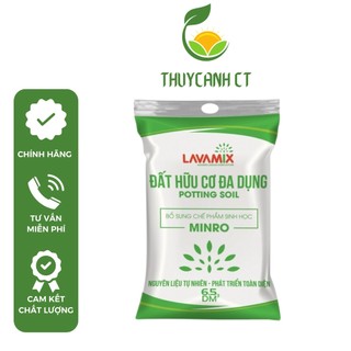 Đất sạch trồng rau, đất hữu cơ đa dụng Lavamix túi 6.5lít