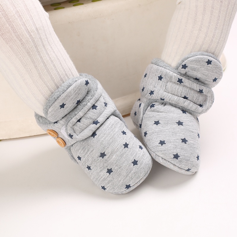 Giày Bốt Cotton Đế Mềm Chống Trượt Giữ Ấm Thoải Mái Cho Bé Sơ Sinh Năm 2023