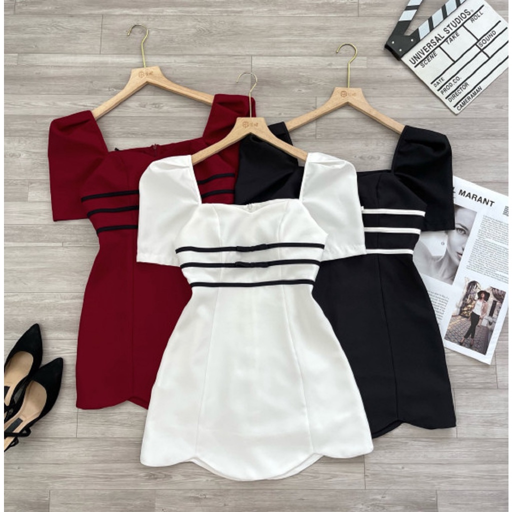 Đầm bigsize Nữ Tú Mỡ Đầm Bigsize Thiết Kế Trẻ Trung Đầm Nary Đi làm dạo phố Đủ size 45-85kg DA0167