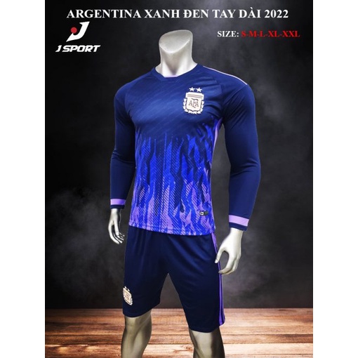 ĐỒ ĐÁ BANH TAY DÀI, BỘ TAY DÀI ĐỘI TUYỂN VÀ CLB MỚI NHẤT 2022-2023, IN TÊN SỐ ÁO THEO YÊU CẦU