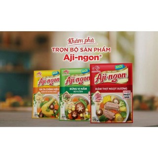 Hạt nêm aji-ngon hương vị heo và gà 400g