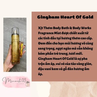 Body mist Bath And Body Works, Victoria Secret 10ML xịt thơm toàn thân, đa dạng mùi