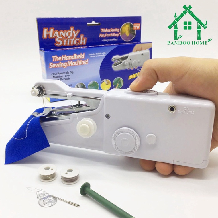 Máy may mini cầm tay - Máy khâu cầm tay Handy Stitch nhỏ gọn, tiện dụng