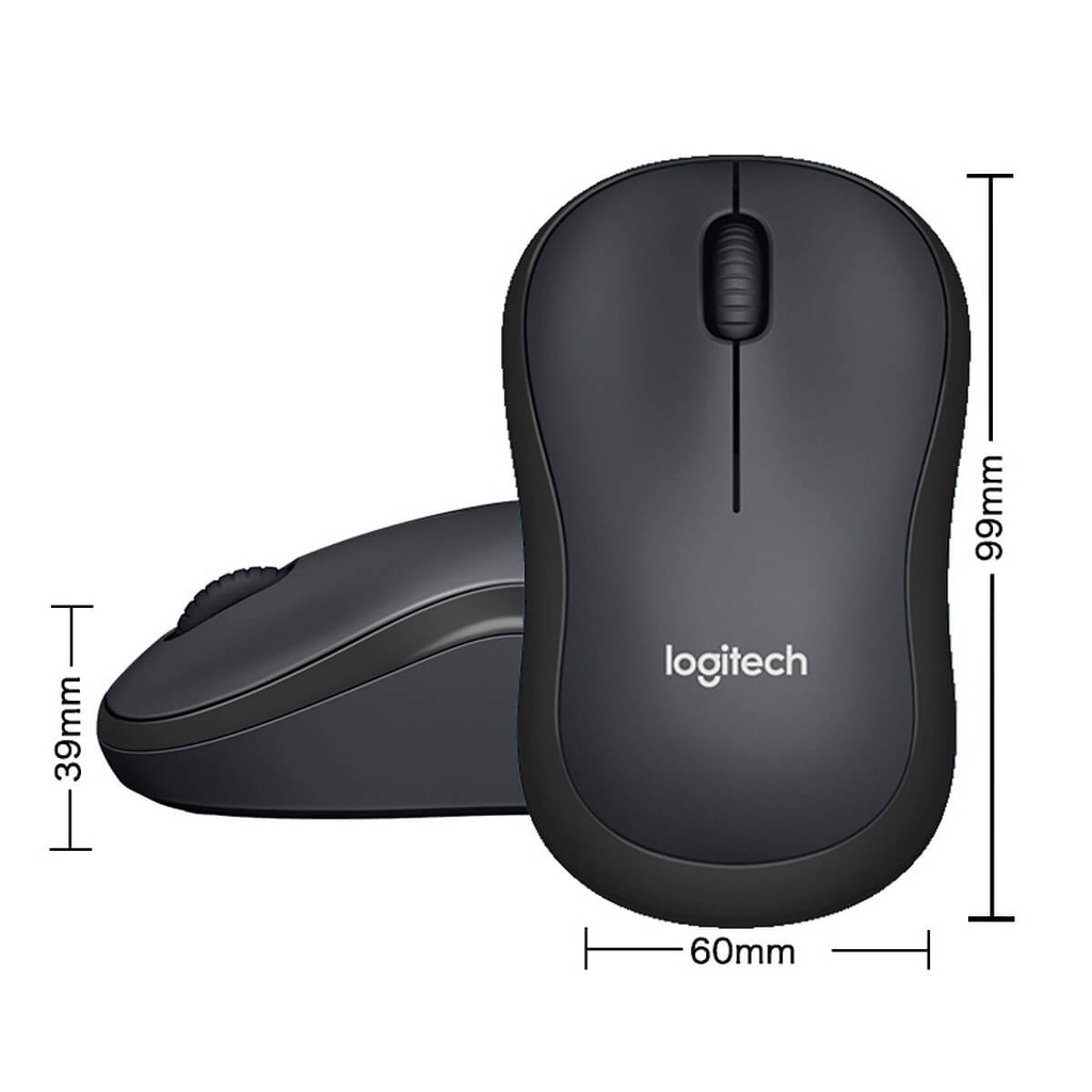 Chuột không dây Logitech M220 clik êm hàng mới