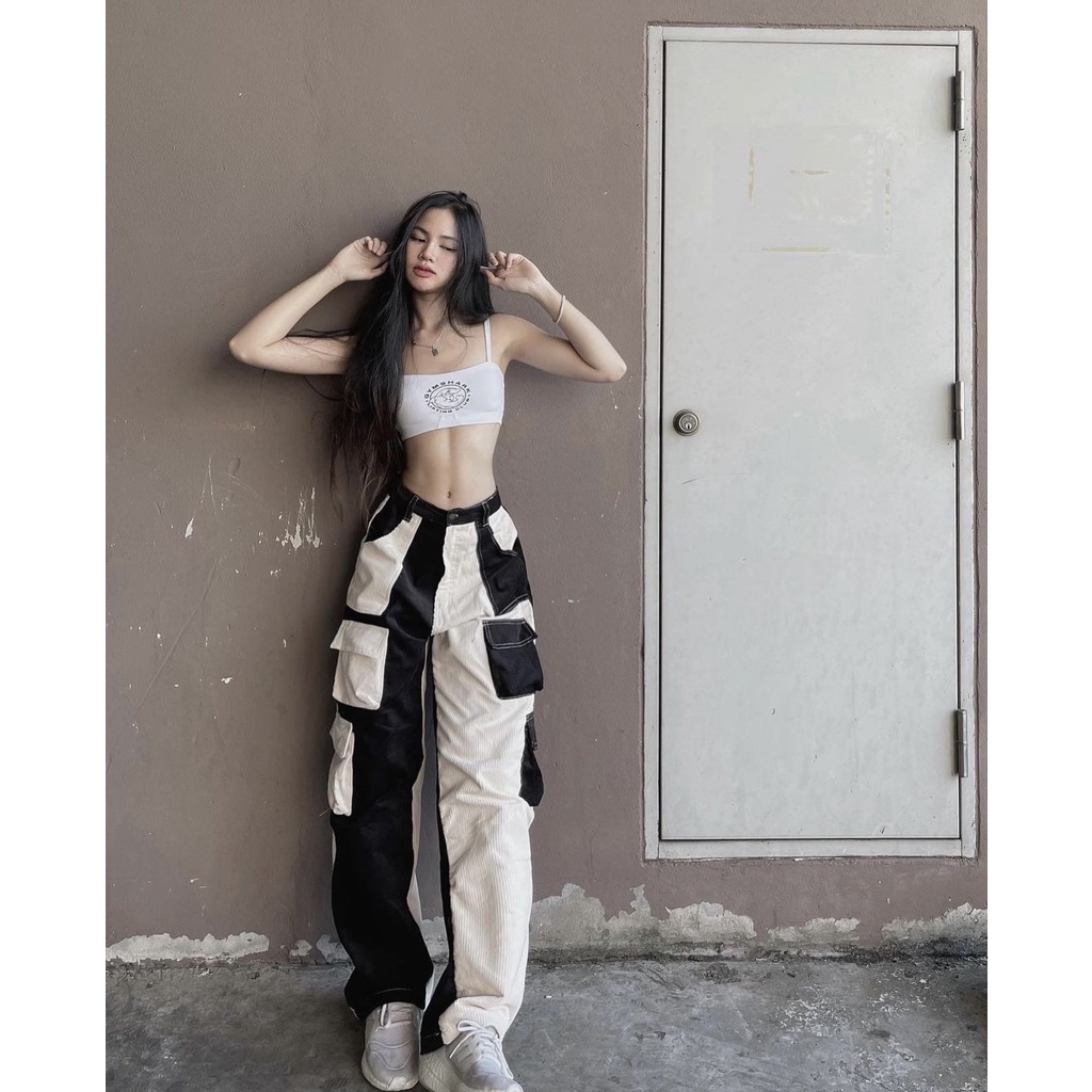 Quần Kaki túi hộp phong cách hiphop, form unisex nam nữ - Yoshop