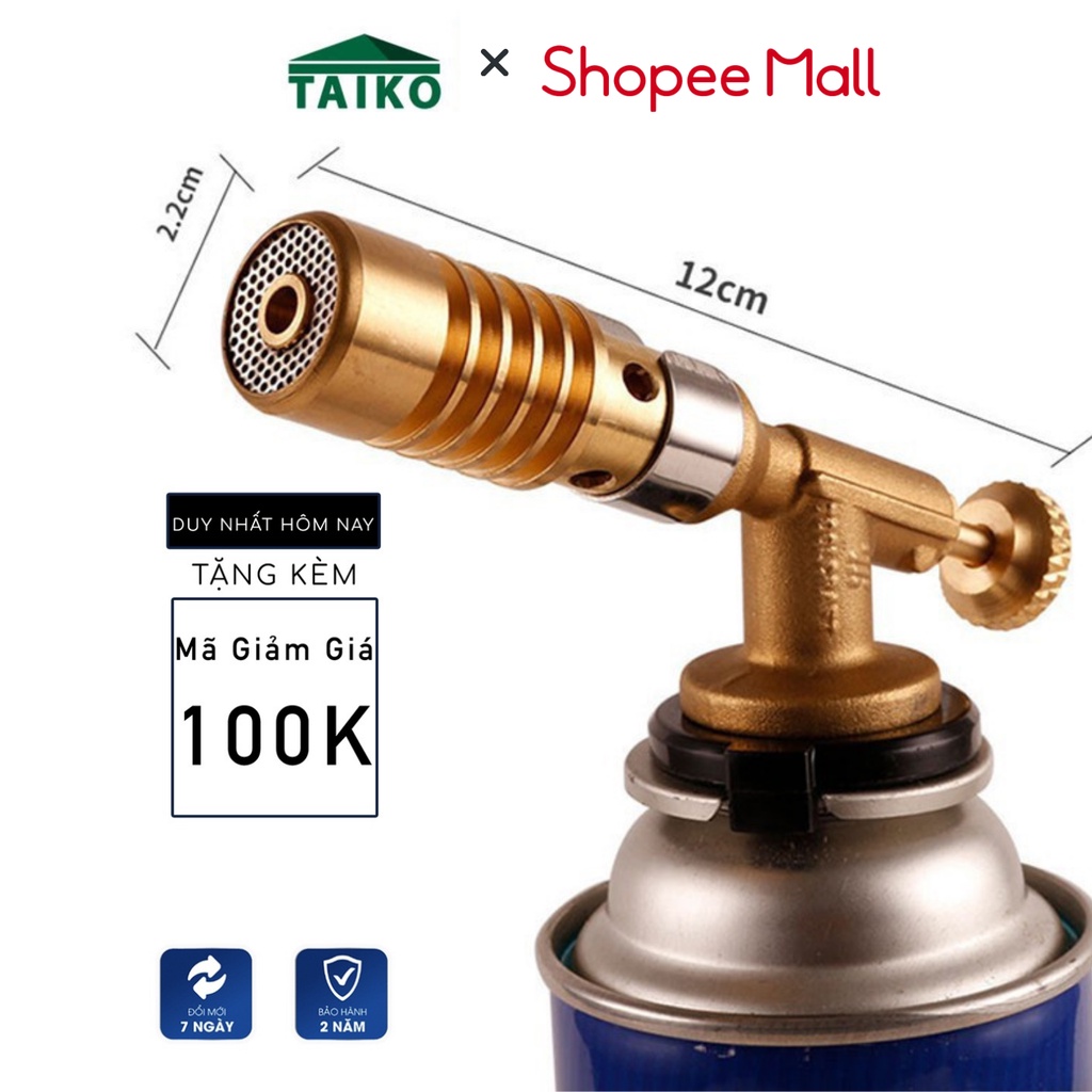 [Rẻ Vô Địch] Xả Kho Đầu Khò Ga Flame Gun Taikomi Cao Cấp, Đồng Nguyên Khối 1300 Độ, Mồi Lửa, Khò Nhôm Đánh Lửa Tự Động
