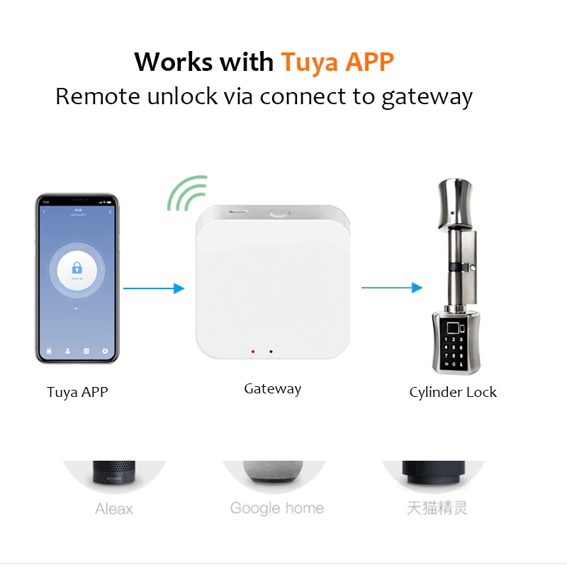 Gateway Tuya dành cho khóa thông minh dùng app Tuya Bluetooth