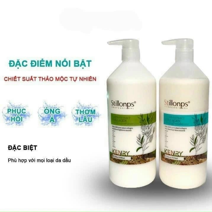 Dầu gội dưỡng sinh STILLONPS KENRY 1000ml hương nước hoa quyến rũ chính hãng Lamyra