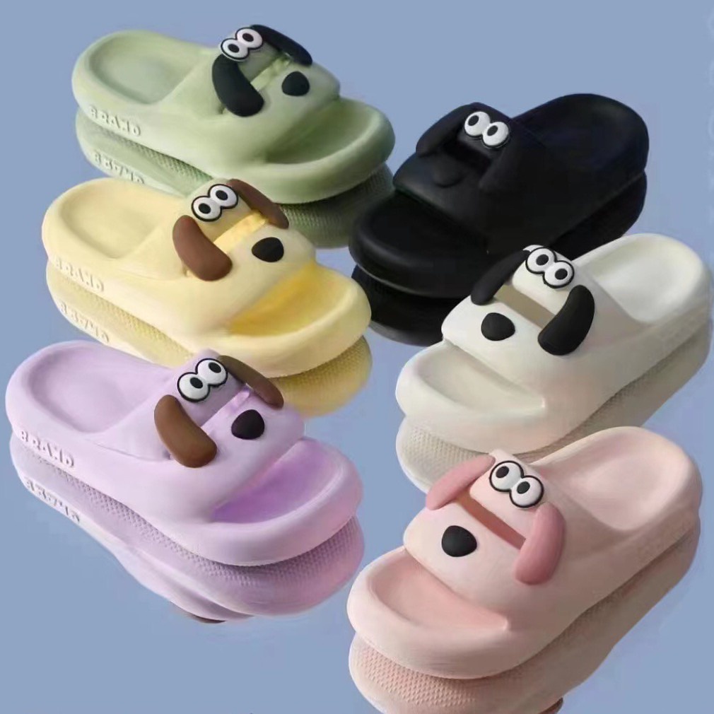 Dép bánh mì nữ quai ngang đúc siêu bền kiểu dáng unisex ulzzang basic đi mưa nhẹ nhàng êm chân-giày dép 97