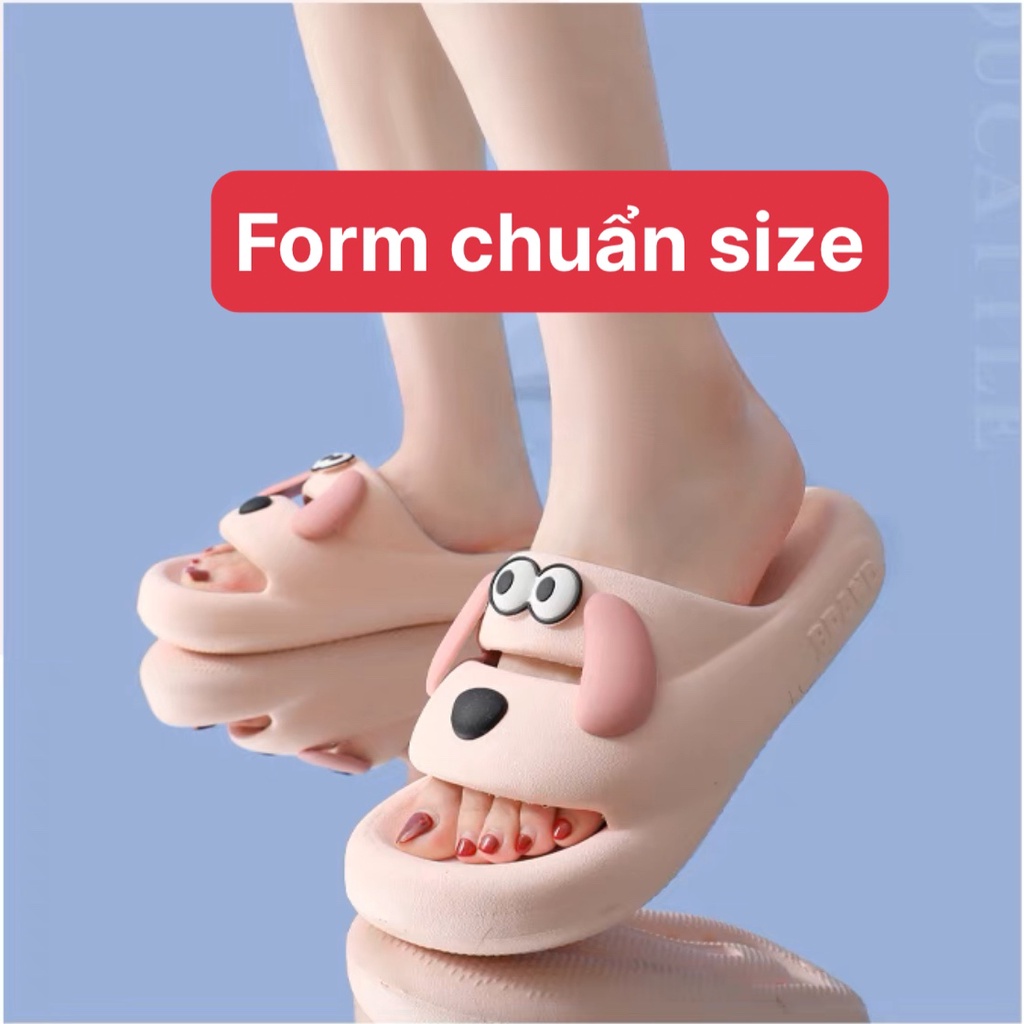 Dép bánh mì nữ quai ngang đúc siêu bền kiểu dáng unisex ulzzang basic đi mưa nhẹ nhàng êm chân-giày dép 97