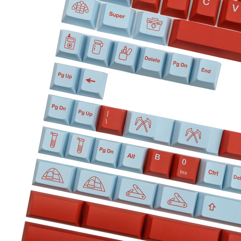 Bộ 143 Phím PBT Cho Bàn Phím Cơ In Hình Cá Tính
