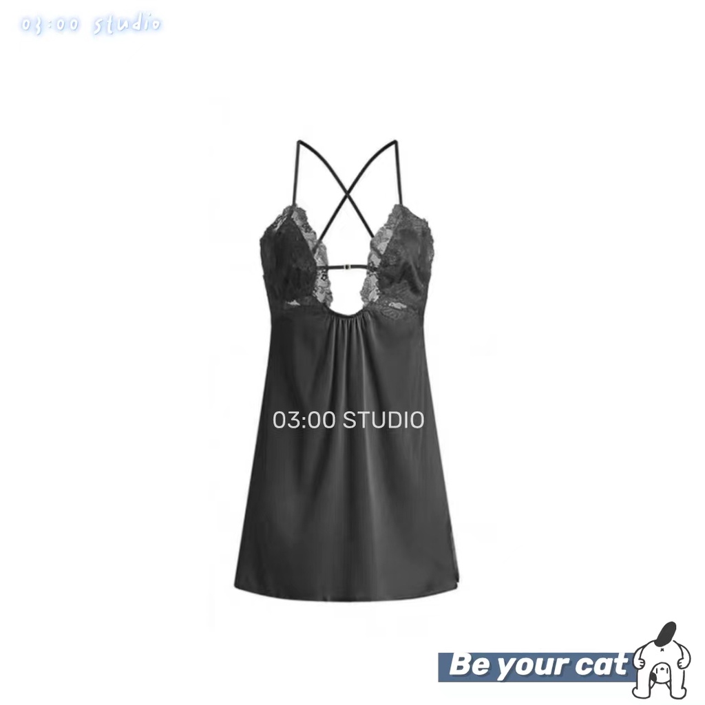 （Giao hàng bảo mật） 🔥Đầm/Đồ Ngủ 2 Dây Sexy🔥Phi Lụa Satin Cao Cấp Sang Chảnh 40-60kg---036 | BigBuy360 - bigbuy360.vn