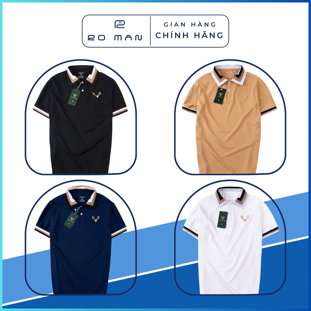 Áo Thun Polo Nam Form Rộng Cổ Bẻ Sọc Tay Vải Cotton Dày Mịn Thoáng Mát Thiết Kế Thời Trang Kiểu Dáng Hàn Quốc ROMAN