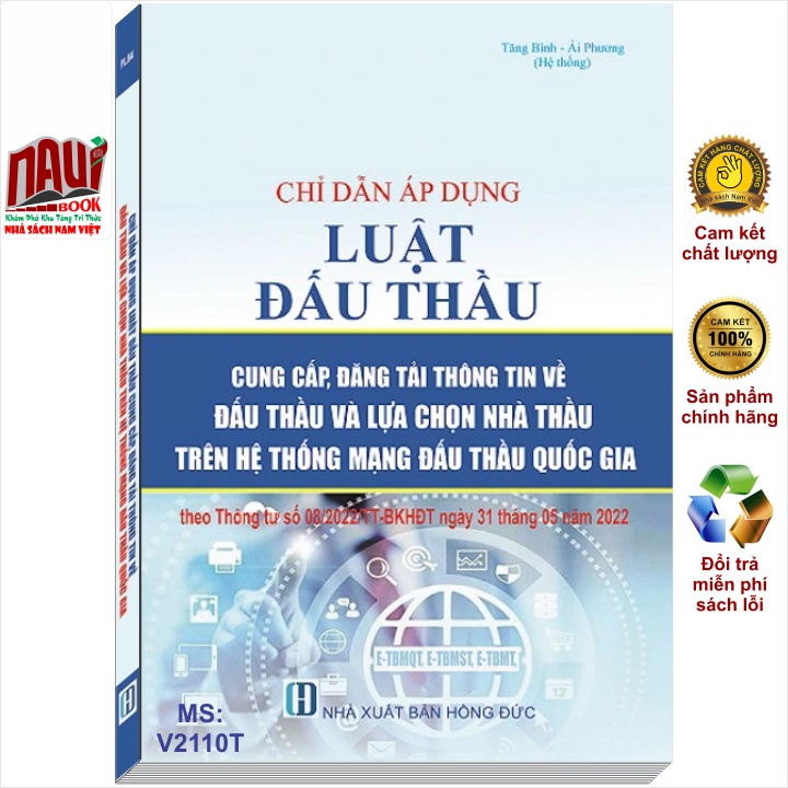 Sách Chỉ Dẫn Áp Dụng Luật Đấu Thầu - Cung Cấp, Đăng Tải Thông Tin Về Đấu Thầu Và Lựa Chọn Nhà Thầu - V2110T