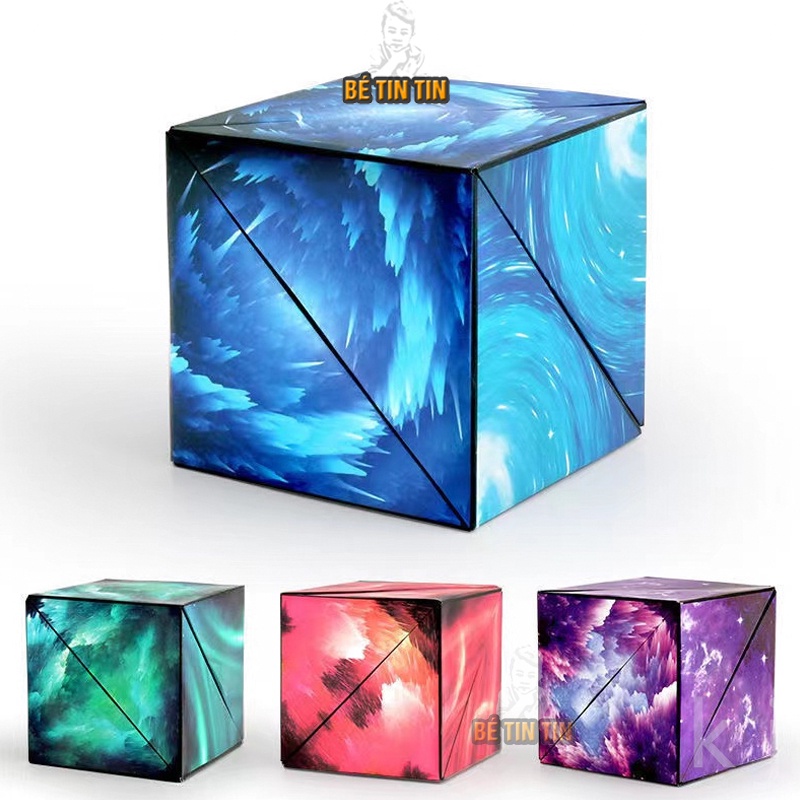 Khối Rubik Biến 72 Hình Galaxy Có Nam Châm Magnetic Magic Cube Rubic Xếp Hình Hình Học 3D