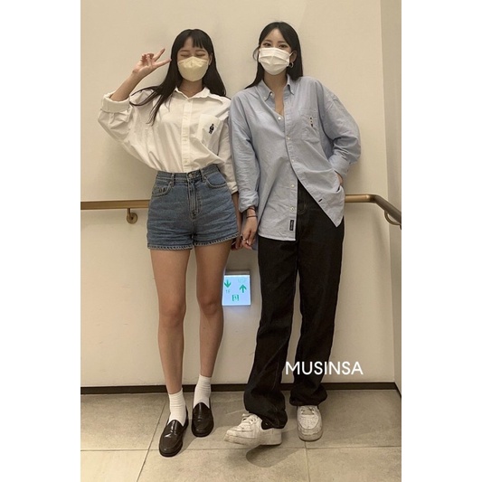 Auth Sơ mi Oversize nam nữ WHYAC4711U / Whoau