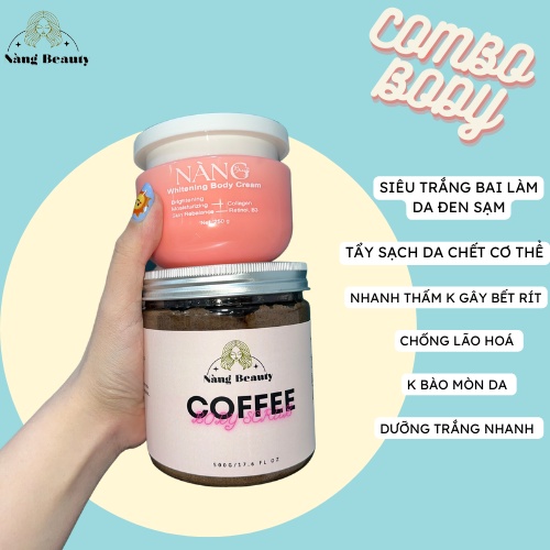 [ COMBO SIÊU TRẮNG DA ]  𝐁𝐞𝐬𝐭 𝐬𝐞𝐥𝐥𝐞𝐫  𝑩𝒐𝒅𝒚 𝒘𝒉𝒊𝒕𝒆𝒊𝒏𝒈 𝒓𝒆𝒕𝒊𝒏𝒐𝒍 + 𝑻𝑩𝑪 𝑩𝒐̛ 𝑪𝒂𝒇𝒆 Đ𝒖̛𝒐̛̀𝒏𝒈 Đ𝒆𝒏   ♥NàngBeauty♥