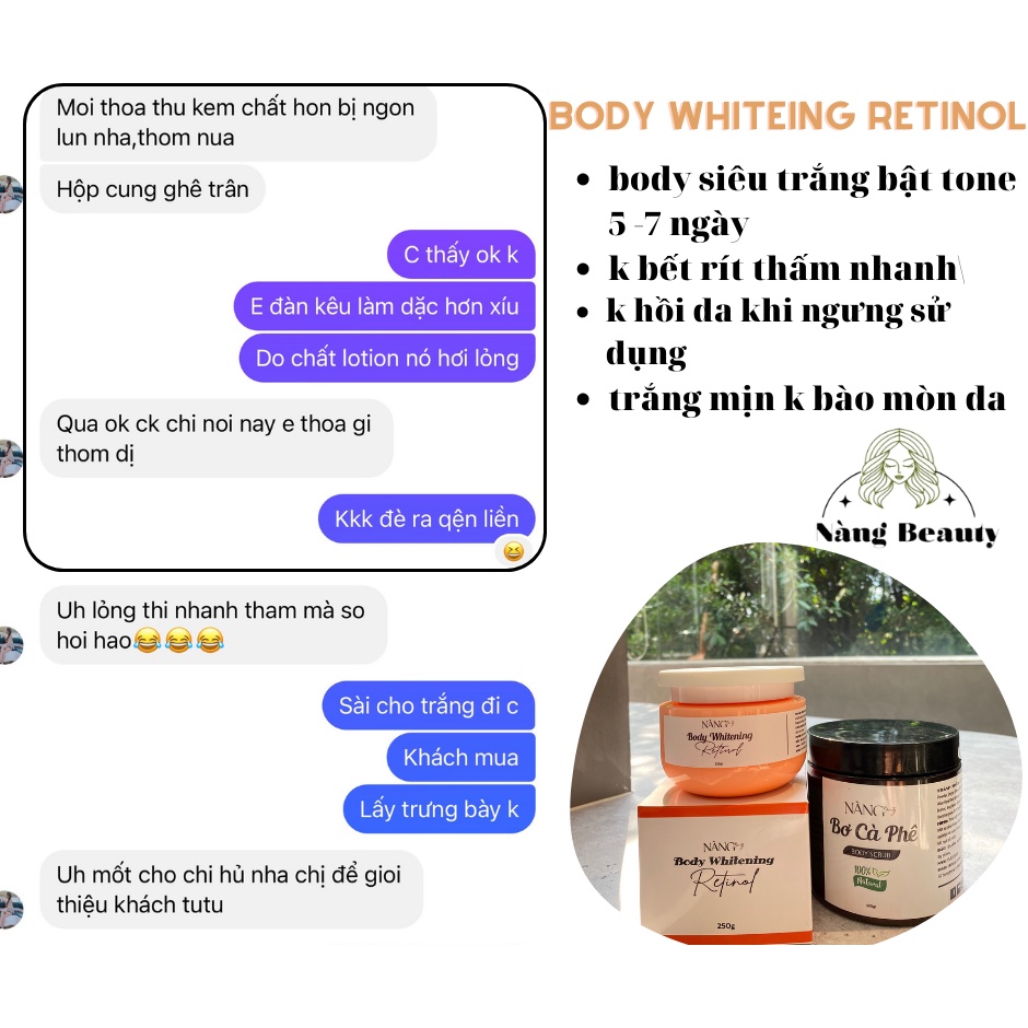 [ COMBO SIÊU TRẮNG DA ]  𝐁𝐞𝐬𝐭 𝐬𝐞𝐥𝐥𝐞𝐫  𝑩𝒐𝒅𝒚 𝒘𝒉𝒊𝒕𝒆𝒊𝒏𝒈 𝒓𝒆𝒕𝒊𝒏𝒐𝒍 + 𝑻𝑩𝑪 𝑩𝒐̛ 𝑪𝒂𝒇𝒆 Đ𝒖̛𝒐̛̀𝒏𝒈 Đ𝒆𝒏   ♥NàngBeauty♥ | BigBuy360 - bigbuy360.vn