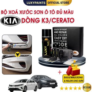 Xoá Xước Xe Ô Tô Kia K3 Cerato LUXYPAINTS, Sơn xịt xe oto cao cấp đủ màu chuẩn theo Code hãng dễ sử dụng và bền màu