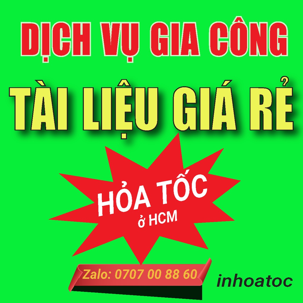 Dịch Vụ Photocopy, in màu giá rẻ