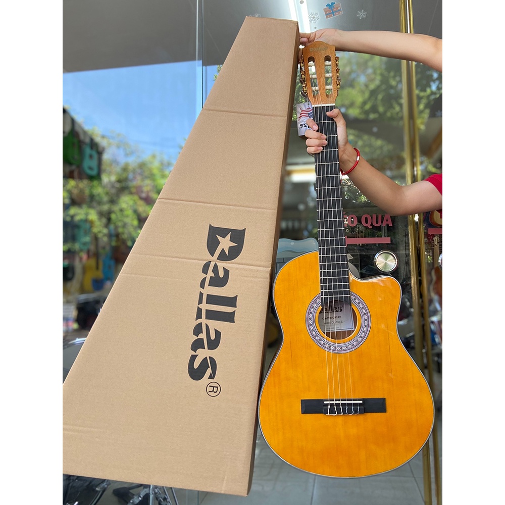 Đàn Guitar Classic Dallas Natural EQ Dành Cho Người Mới Bắt Đầu