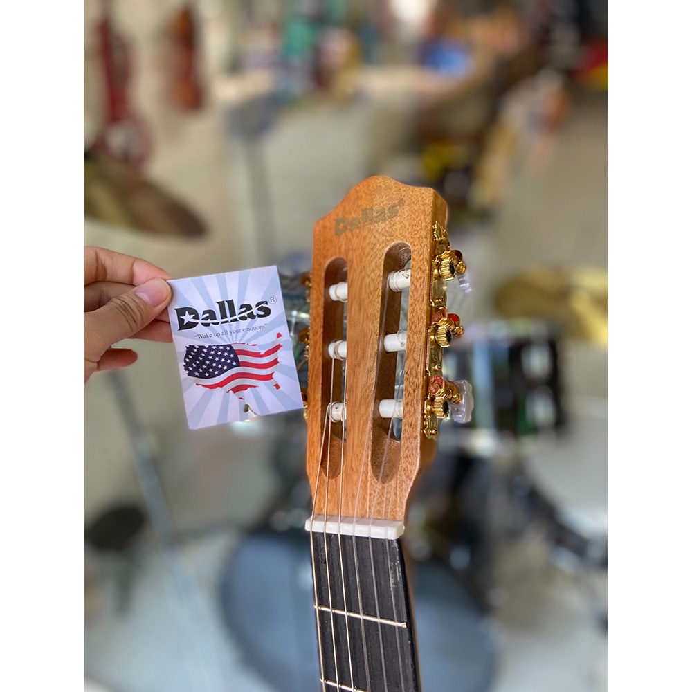 Đàn Guitar Classic Dallas Natural EQ Dành Cho Người Mới Bắt Đầu