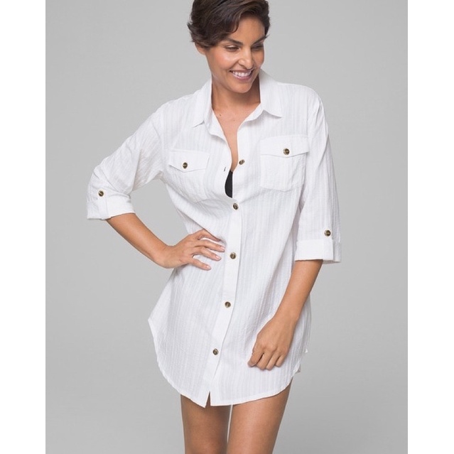 Áo khoác cover-up bikini DOTTI xuất dư xịn