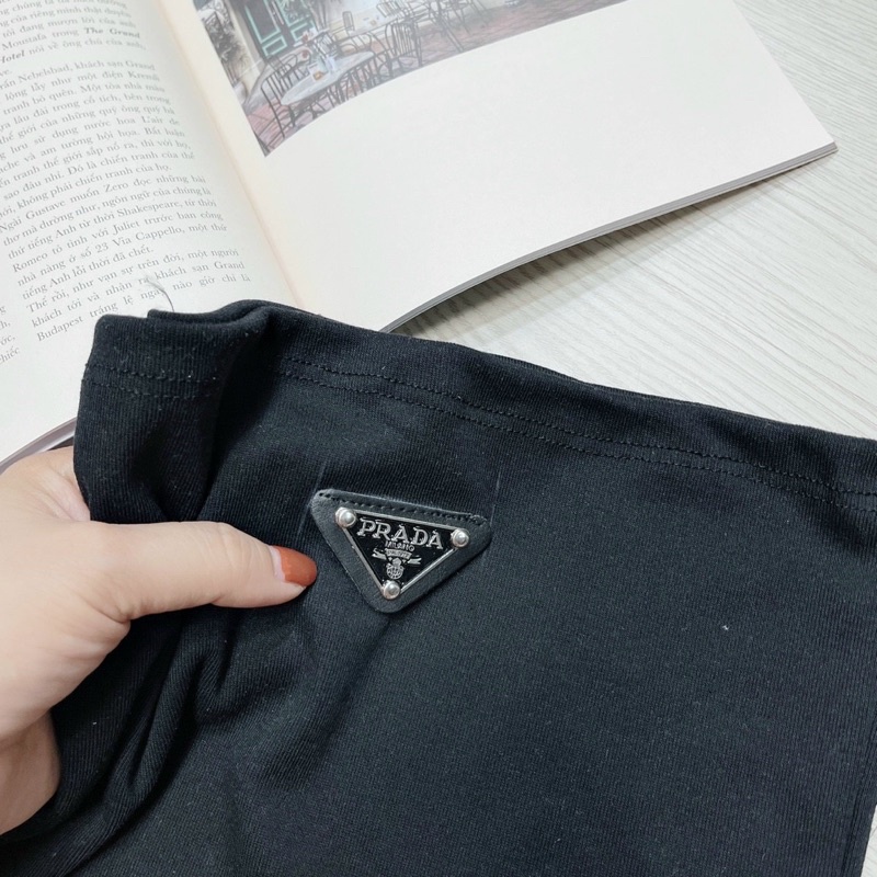 ÁO ỐNG PRA.DA Chất Thun Borip dày dặn, ôm dáng trẻ trung sành điệu