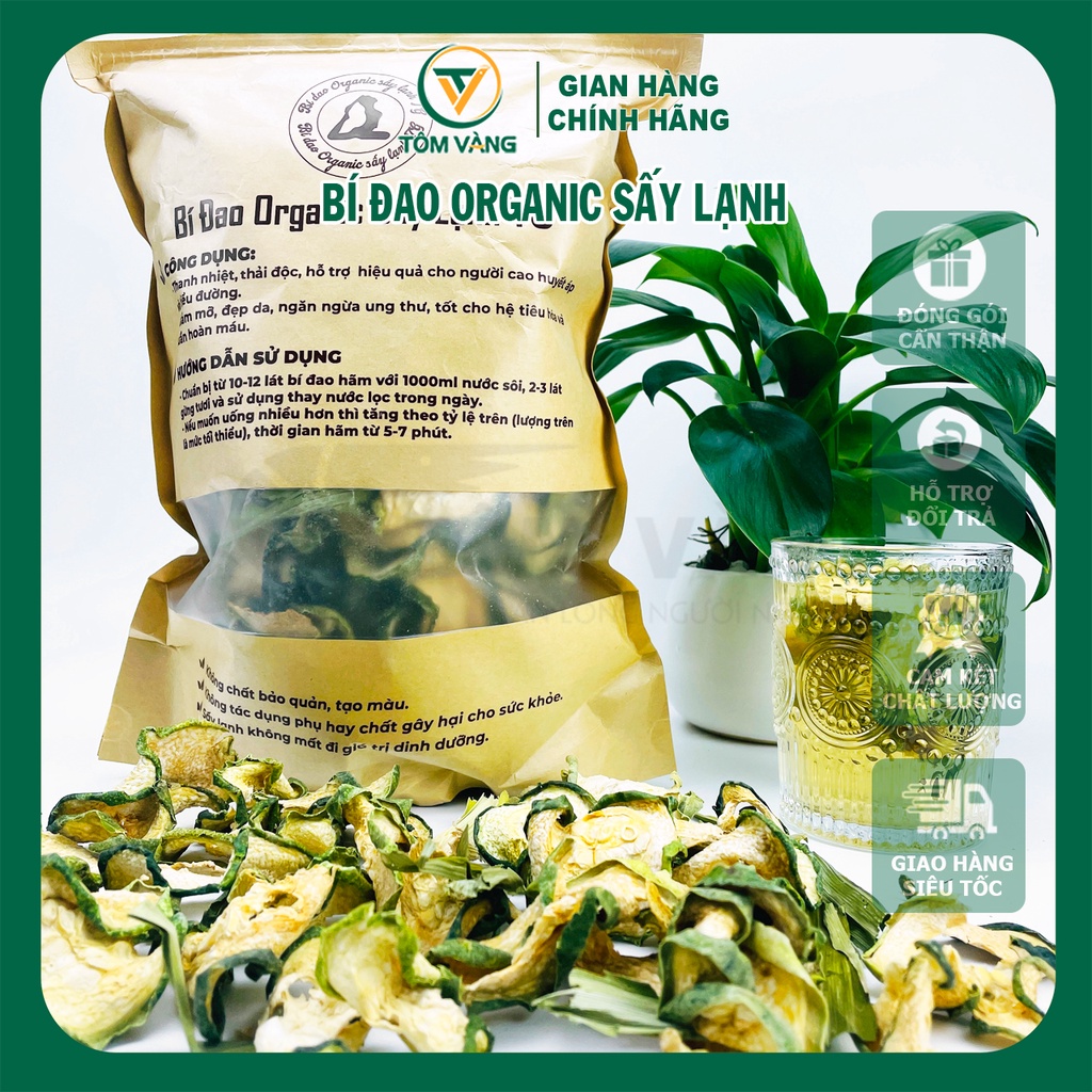 Bí Đao Sấy Lạnh - Tôm Vàng