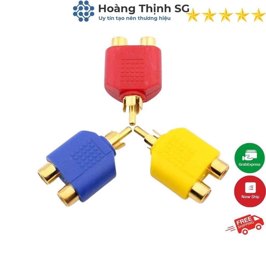 Jack chia AV từ 1 ra 2 Hoa Sen - Rắc Chia AV từ 1 ra 2 - loại tốt