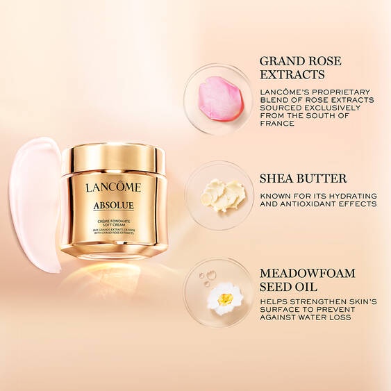 Bộ 3 Món Kem Dưỡng Giúp Tái Tạo Làn Da Lancome Absolue Soft Cream