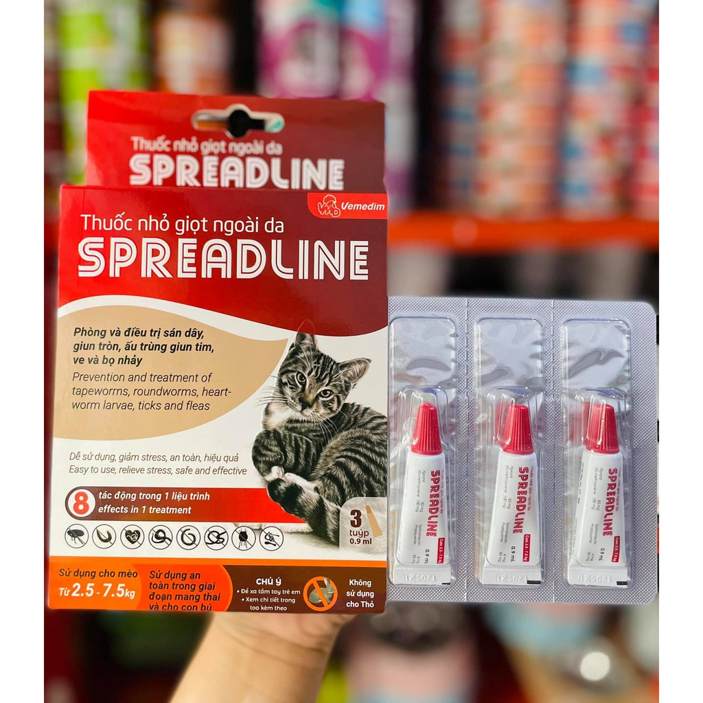 SPREADLINE Vemedim - Nhỏ Gáy Cho Mèo hiệu quả nhanh