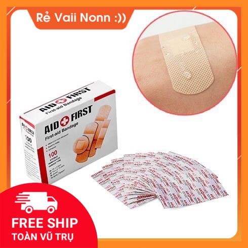 Hộp 100 băng gâu cá nhân các kích thước