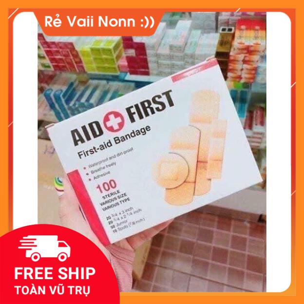 Hộp 100 băng gâu cá nhân các kích thước