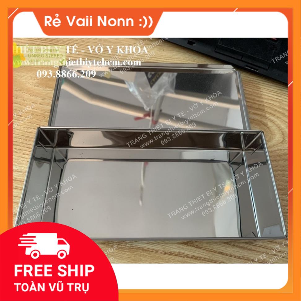 Hộp chữ nhật inox y tế các kích cỡ