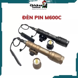 Đèn pin chiến thuật M600C kèm công tắc dây