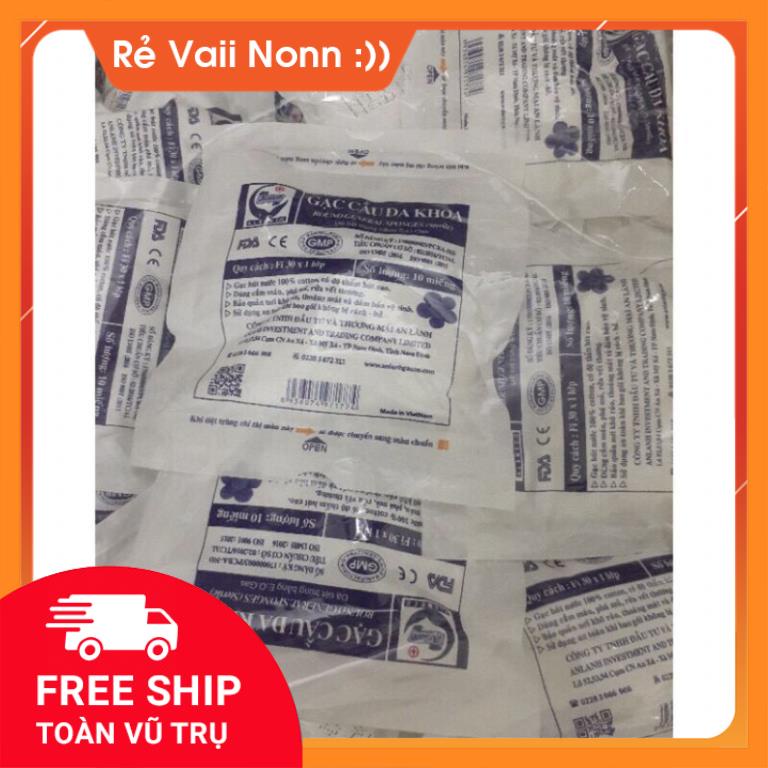 Gạc cầu đa khoa bịch 10 gói