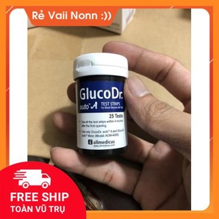 Que thử đường huyết gluco dr agm-4000 25 que và 50 que