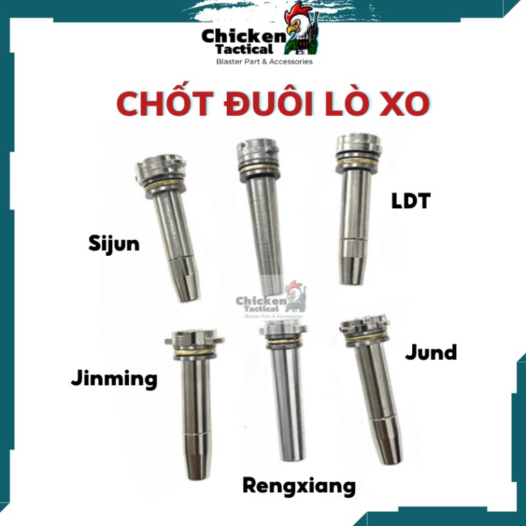 Chốt đuôi lò xo cho các thế hệ Jinming LDT Sijun Cyma Rengxiang
