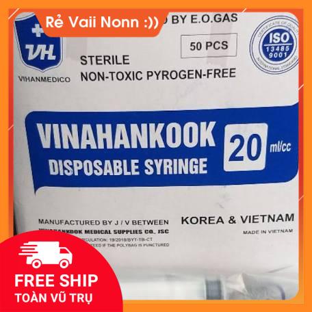 Bơm kim vinahankook 20cc hộp 50 cây