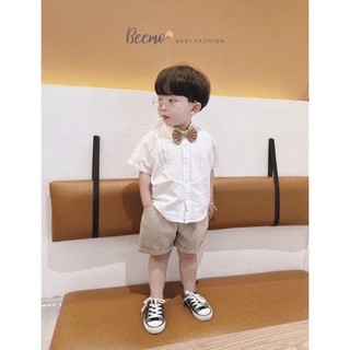 Set vest gile công tử bé trai
