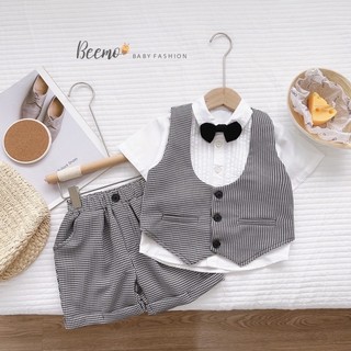 Set vest gile công tử bé trai