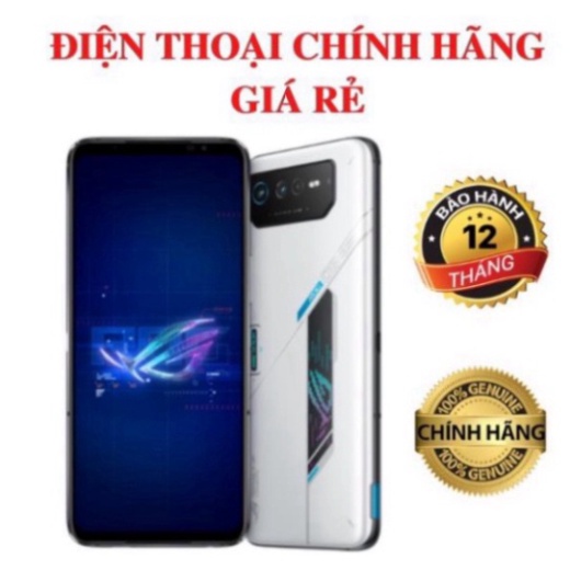 Điện thoại Asus ROG Gaming Phone 6 (16GB/512GB) siêu phẩm chiến game 0SFNE1