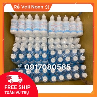 Cồn xanh 60ml lốc 10 chai + oxy già lốc 10 chai