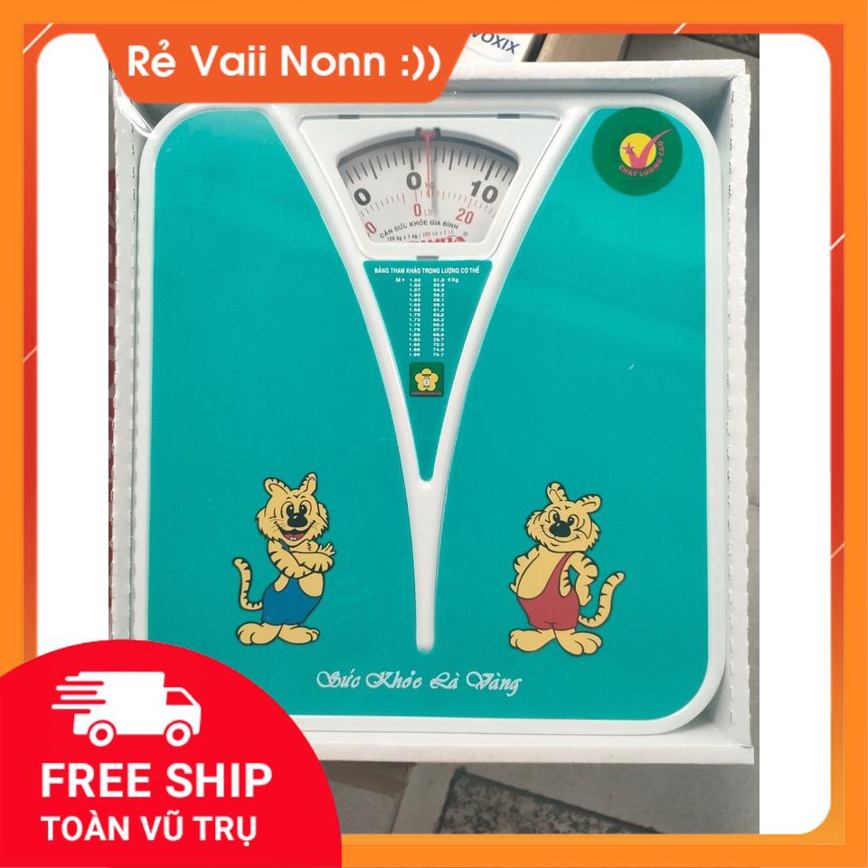 Cân Sức Khỏe Cơ Học Nhơn Hòa 120kg - màu ngẫu nhiên