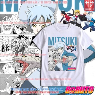 Áo thun mitsuki xà lôi -áo boruto có đủ size vải mềm mát f463