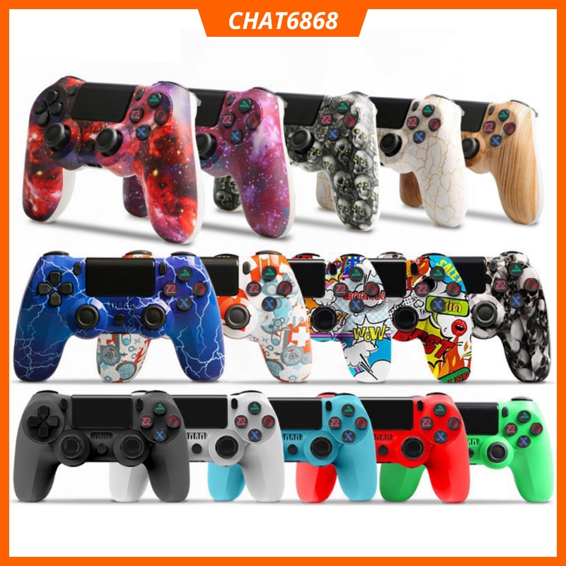 Tay cầm chơi game Ps4 không dây bluetooth full full skill xoay 360 cho pc/laptop/tivi/ps4/điện thoại mã C79
