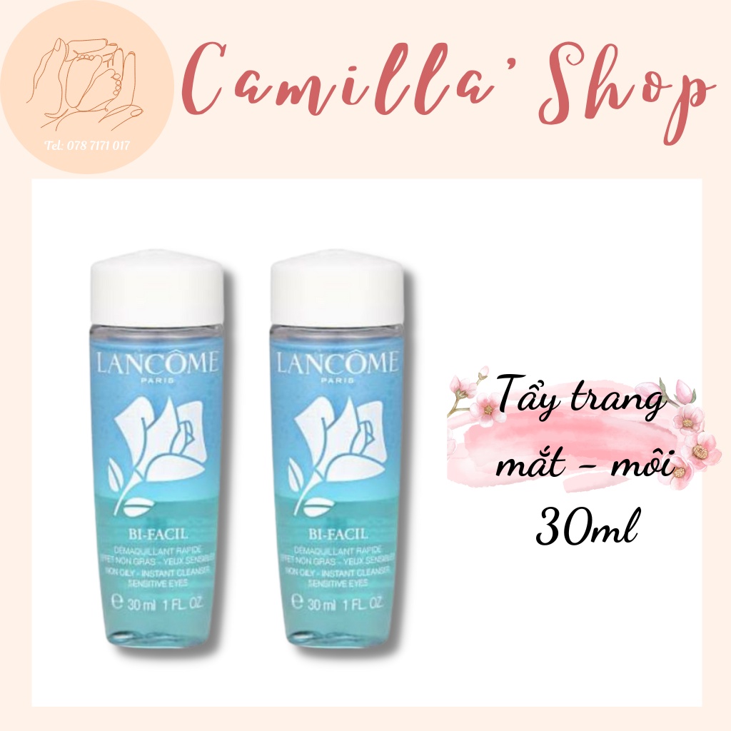Size mini 50ml- Tẩy trang Mắt Môi Lancôme BiFacil Eye Makeup Remover